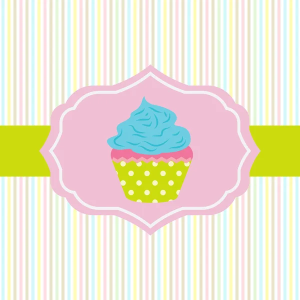 Bir fırın veya şenlikli tema için vektör tebrik kartı.