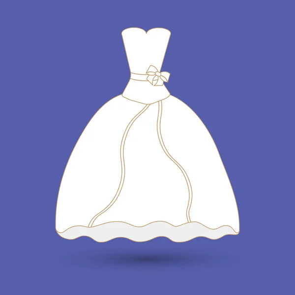 Vektör Gelinlik beyaz