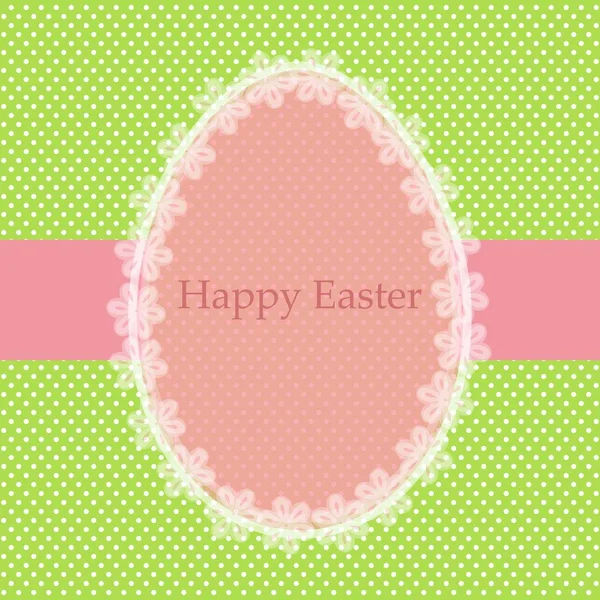 Tarjeta vectorial con un tema festivo para celebrar la fiesta de Pascua — Vector de stock
