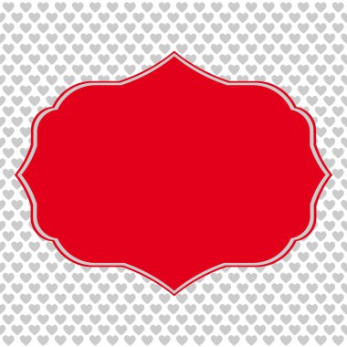 Vektör tatil kartı, St Sevgililer Günü etiketi