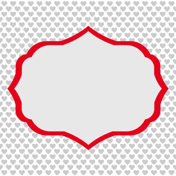 Vektör tatil kartı, St Sevgililer Günü etiketi