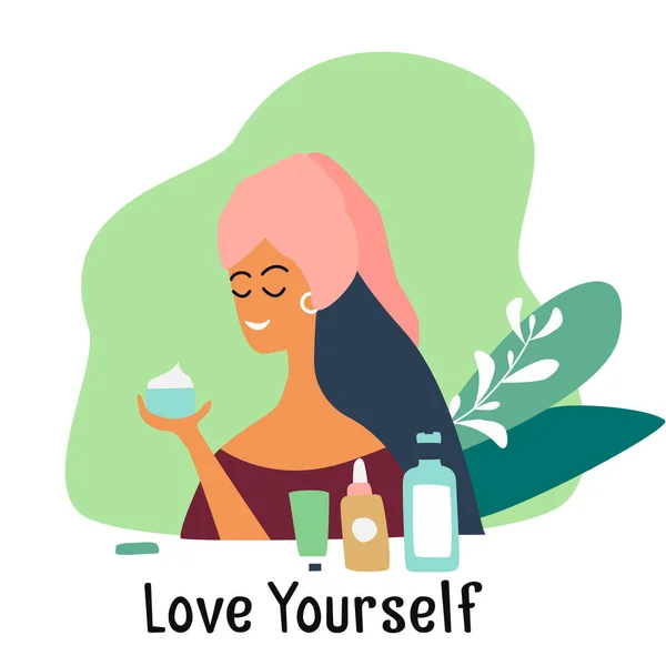 Enjoy Yourself Card Character illustration Stock Vector