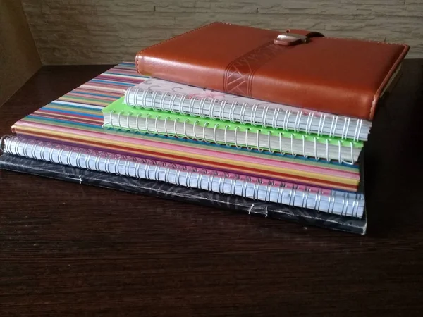 Nagy Notebook Tanulmányokhoz — Stock Fotó