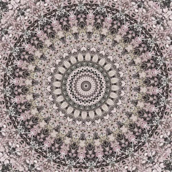 Background from the mandala. The concept of harmony and the model of the universe.