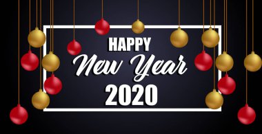 Mutlu Yıllar 2020. Yazı tebrik yazıt