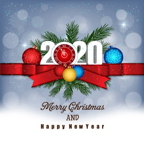 Mutlu Christmast Ve Mutlu Yeni Yıl 2020