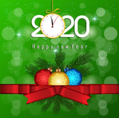 Mutlu Christmast Ve Mutlu Yeni Yıl 2020