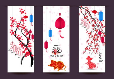Happy New Chinese Year 2020 Yıl Rat 