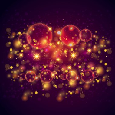 Renkli arkaplanda soyut renkli bulanık bokeh