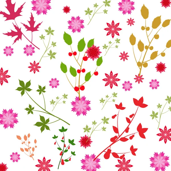 Fondo Flor Patrón Floral — Vector de stock