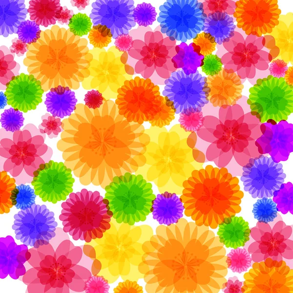 Fondo Flor Patrón Floral — Vector de stock