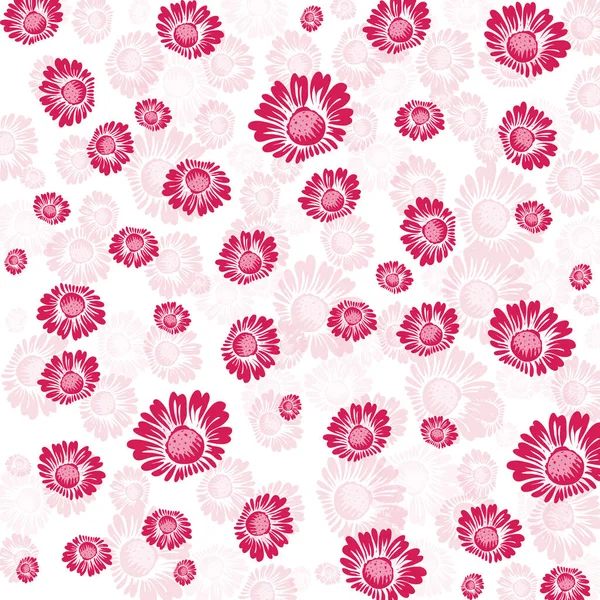 Fond Motif Floral Fleur — Image vectorielle