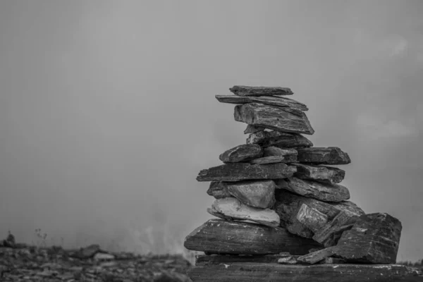 Pile Rocks Stacked Mountain — Stock Photo, Image