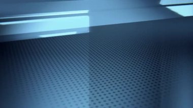 Basit geometrik şekillerden oluşan 4k Soyut 3d oluşturma arkaplanı