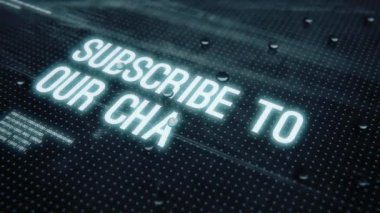 4k Bilim kurgu görünüş ve yağmur damlalarıyla kanal metnimize abone olun