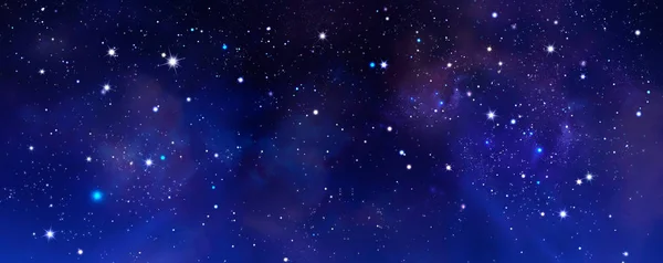 Fondo Del Cielo Nocturno Con Estrellas — Foto de Stock