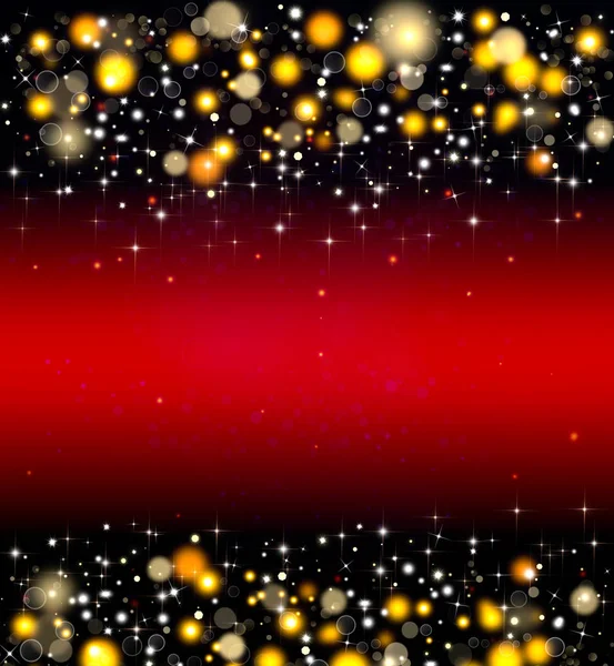 星とエレガントな赤いお祭りの背景 — ストック写真