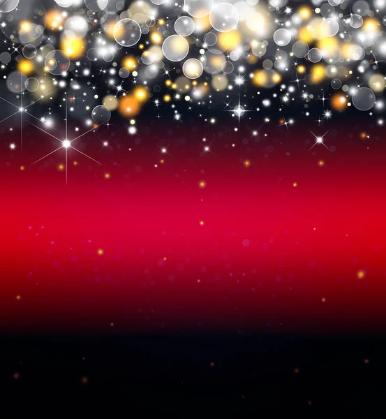 Fundo Festivo Vermelho Elegante Com Estrelas — Fotografia de Stock