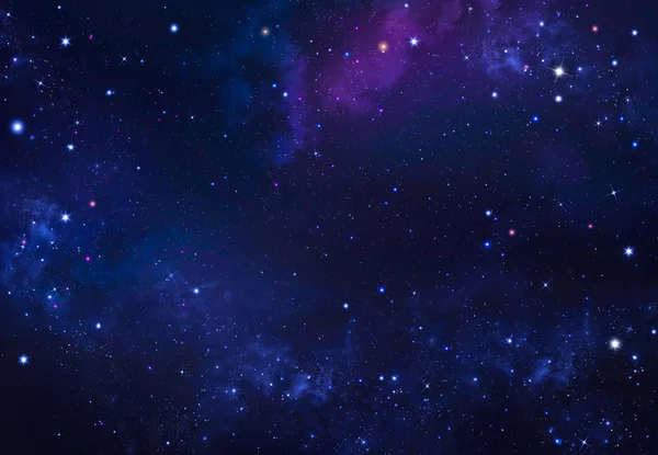 Deep Space Night Sky Abstract Blue Background — Stock Photo, Image