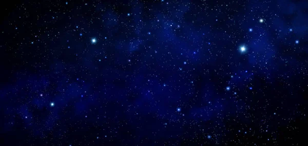 Fondo del cielo nocturno con estrellas — Foto de Stock