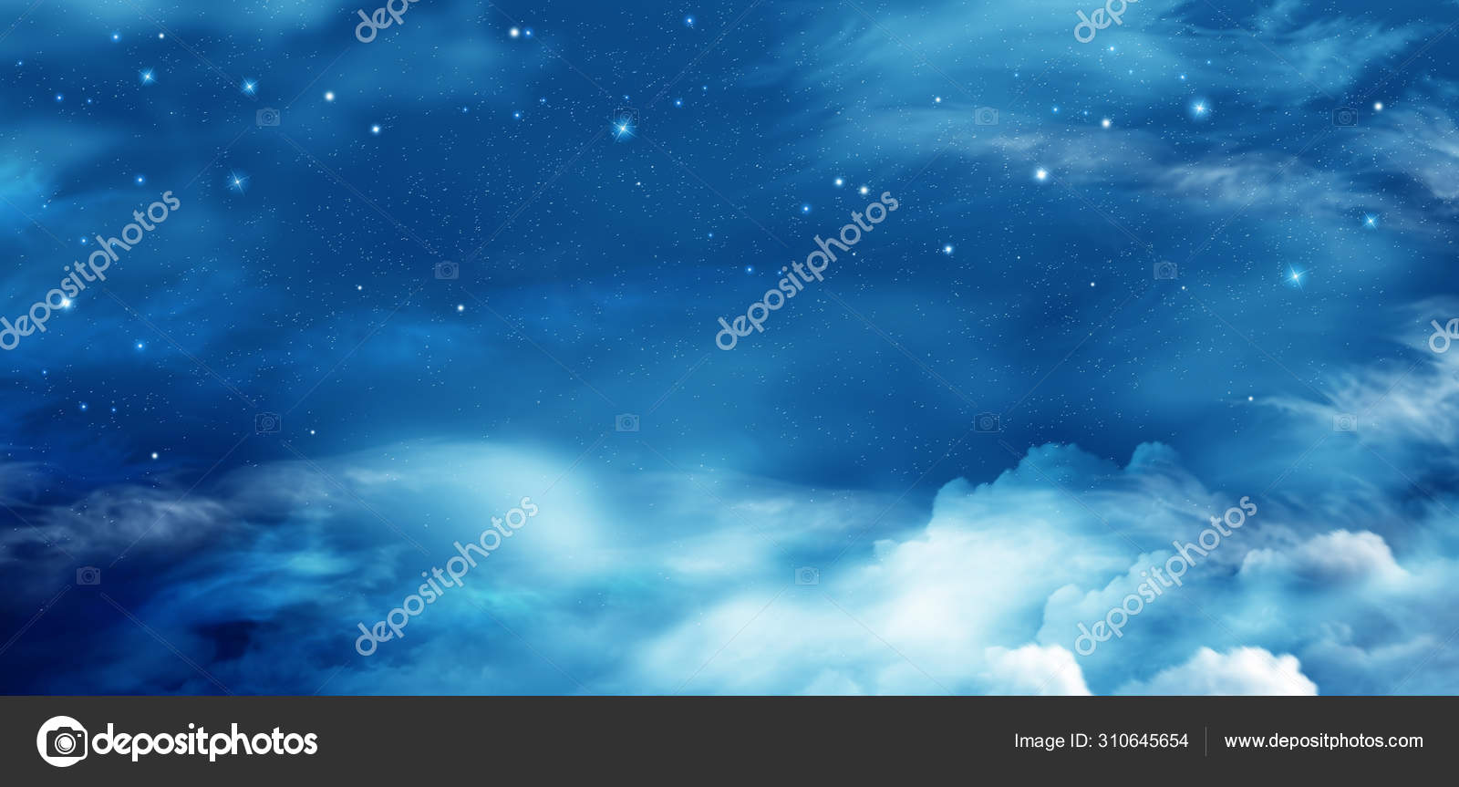 夜空背景与星星 图库照片 C Nj Musik
