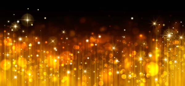 Золотой Блеск Звезды Рождественский Фон — стоковое фото