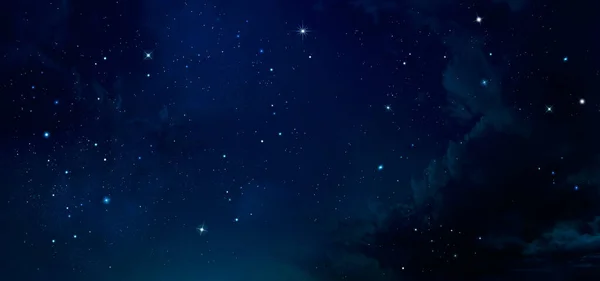 Increíble Cielo Nocturno Con Strars Espacio Profundo —  Fotos de Stock