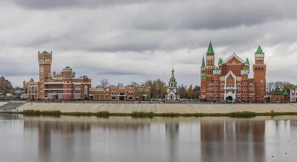 Красивая Панорама Города Йошкарола Летом — стоковое фото