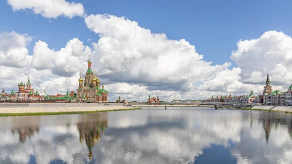 Prachtig Panorama Van Stad Van Yoshkarola Zomer — Stockfoto