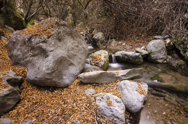 Wanderweg Los Cahorros Monachil Granada Herbst Beeindruckende Schlucht Die Vom — Stockfoto