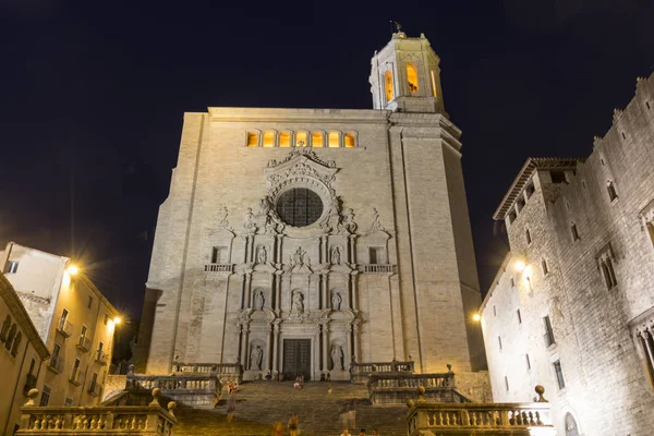 Centro Histórico Bairro Judeu Girona Espanha Dos Bairros Mais Bem — Fotografia de Stock