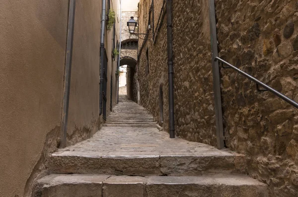 Centro Histórico Barrio Judío Girona España Uno Los Barrios Mejor — Foto de Stock