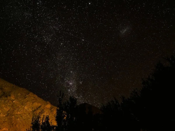 Şili gece yıldızları görünümü