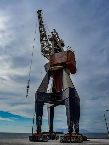 Şili antofagasta liman vinç
