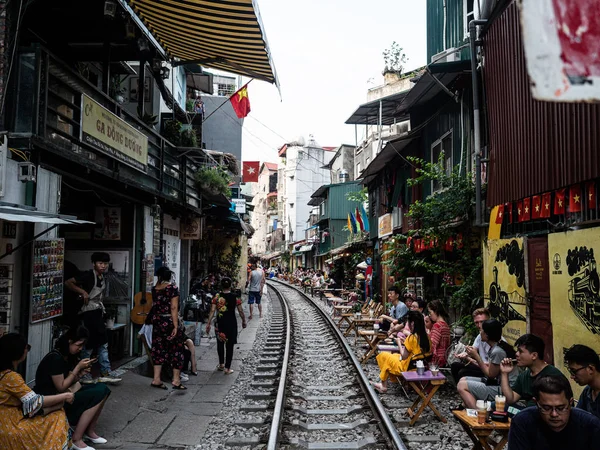 Vietnam Hanoi eski Demiryolu Pazarı