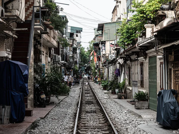 Vietnam Hanoi eski Demiryolu Pazarı