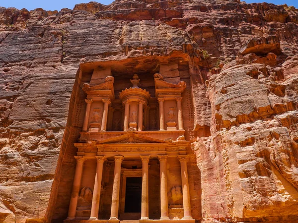 Jordan Petra kayalar arasında harabeleri
