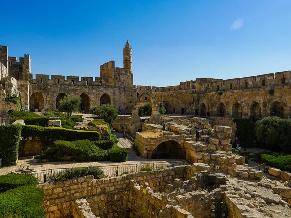 Ισραήλ Ιερουσαλήμ κάστρο του τύπου Δαβίδ Εικόνα Αρχείου