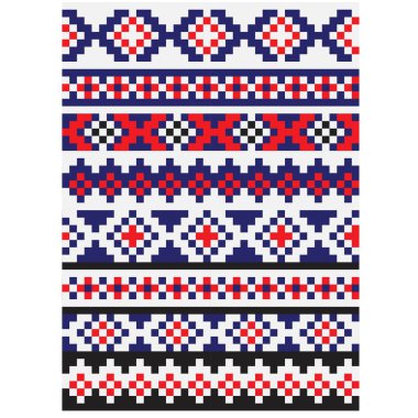 Renkli Klasik Modern Fuar isle Dikişsiz Baskı Arka Plan Vektör - Bu klasik bir Fuar isle baskı web sitesi kaynakları, grafik, baskı tasarımları, moda tekstil ve vb gibi hem online / fiziksel ortam için uygundur.