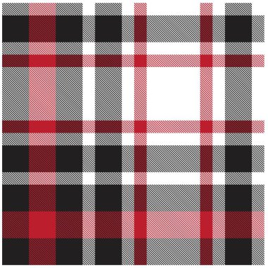 Colourful Classic Modern Plaid Tartan Seamless Print Pattern in Vector - This is a classic plaid(checkered/tartan) pattern suitable for shirt printing, jacquard patterns, backgrounds for various mediums and websites clipart