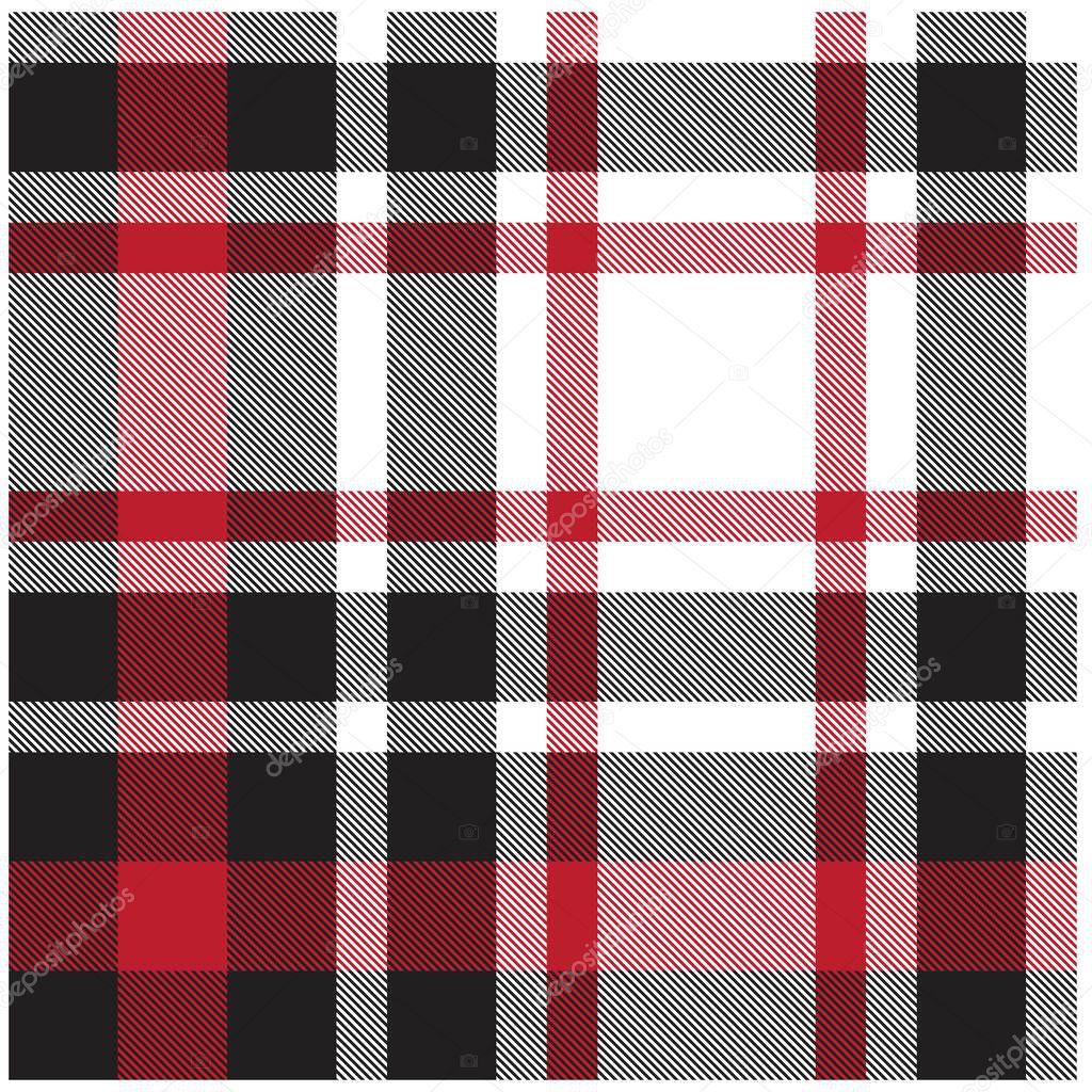 Colourful Classic Modern Plaid Tartan Seamless Print Pattern in Vector - This is a classic plaid(checkered/tartan) pattern suitable for shirt printing, jacquard patterns, backgrounds for various mediums and websites