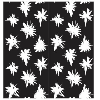 Soyut Renkli Fırça Darbeleri Kusursuz Yıldız Baskı / Desen Vektör - Bu çeşitli ortamlar ve web siteleri için baskılar, desenler ve arka planlar için uygun soyut bir fırça darbeleri deseni