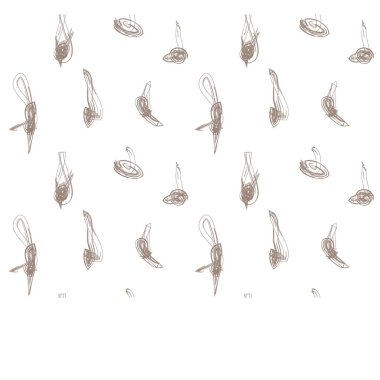 Soyut Renkli Fırça Darbeleri Vektörde Kesintisiz Yazdırma/Desen - Bu, çeşitli ortamlar ve web siteleri için baskılar, desenler ve arka planlar için uygun soyut bir fırça darbesi desenidir