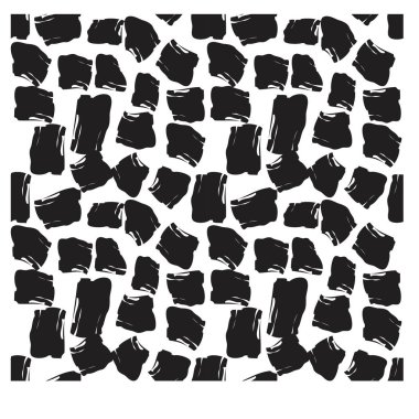 Soyut Renkli Fırça Darbeleri Vektörde Kesintisiz Yazdırma/Desen - Bu, çeşitli ortamlar ve web siteleri için baskılar, desenler ve arka planlar için uygun soyut bir fırça darbesi desenidir