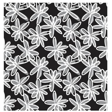 Soyut Renkli Fırça Darbeleri Kusursuz Çiçek Baskı / Desen Vektör - baskılar, desenler, çeşitli ortamlar ve web siteleri için arka planlar için uygundur