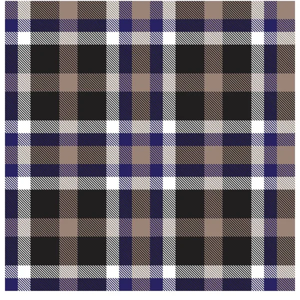 Farbenfroher Klassisch Modern Karierter Tartan Nahtloser Druck Muster Vektor Dies — Stockvektor