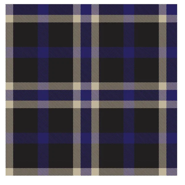 Colorido Clássico Moderno Xadrez Tartan Sem Costura Impressão Padrão Vector — Vetor de Stock