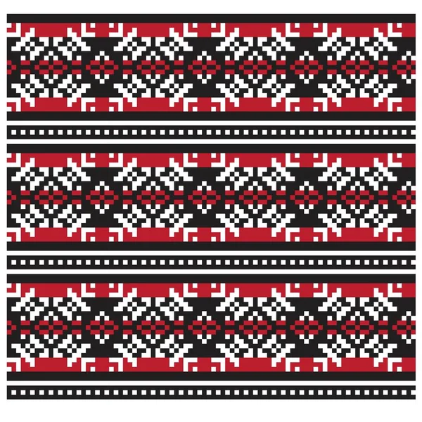 Noël Snoaflakes Fair Isle Seamless Pattern Print Arrière Plan Vectoriel — Image vectorielle