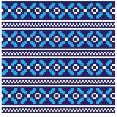 Christmas Fair Isle / Snowflakes Dikişsiz Desen / Baskı Arka Plan Vektör - web sitesi kaynakları, grafik, baskı tasarımları, moda tekstil, triko ve vb gibi hem online / fiziksel orta için uygundur.