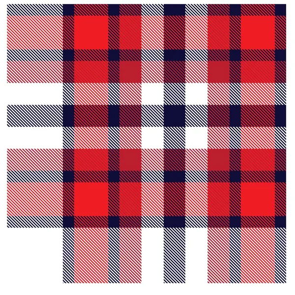 Colorato Classico Moderno Plaid Tartan Stampa Senza Cuciture Modello Vettoriale — Vettoriale Stock